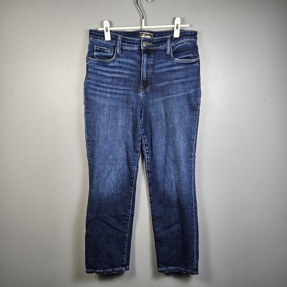 Kut From The Kloth Reese High Rise Fab Ab Ankle Straight Leg Denim Size 10 - Picture 1 of 7